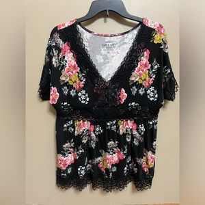 Torrid Floral Blouse